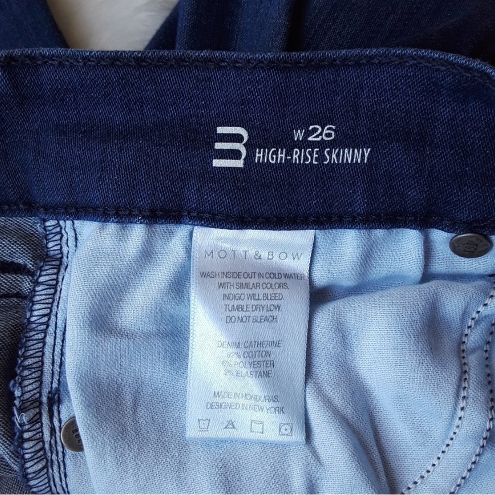 MOTT & BOW High Rise Skinny Jean - Eldridge - Picture 7 of 7